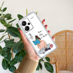 Girl with Book Customize Transparent Silicon Case For Redmi Note 13 Pro Plus 5G