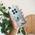 Girl with Book Customize Transparent Silicon Case For Redmi Note 15 Pro 5G