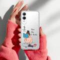 Girl with Book Customize Anti Yellow Case For Samsung Galaxy S25 Edge 5G