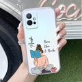 Girl with Book Customize Transparent Silicon Case For Vivo T1 5G