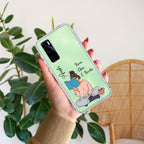 Cute Bunny Customize Transparent Silicon Case V2 For Vivo V20 SE