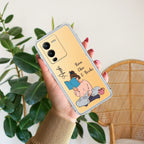 Girl with Book Customize Transparent Silicon Case For Vivo V25 Pro 5G