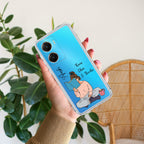 Girl with Book Customize Transparent Silicon Case For Vivo V29E 5G