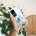 Girl with Book Customize Transparent Silicon Case For Vivo V30 5G