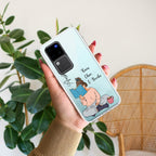 Girl with Book Customize Transparent Silicon Case For Vivo V30 Pro 5G