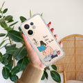 Girl with Book Customize Transparent Silicon Case For Vivo V60 5G