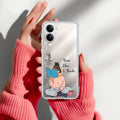 Girl with Book Customize Transparent Silicon Case For Vivo T4 Lite 5G