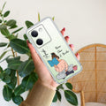 Girl with Book Customize Transparent Silicon Case For Vivo Y300 Plus 5G