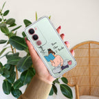Girl with Book Customize Transparent Silicon Case For Vivo X300 Pro 5G