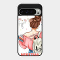 Girl With Book Glossy Metal Case Cover For Google Pixel 9 Pro Xl