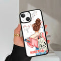 Girl With Book Glossy Metal Case Cover For iPhone - ShopOnCliQ