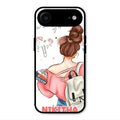 Girl With Book Glossy Metal Case Cover For iPhone Air