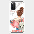 Girl With Book Glossy Metal Case Cover For Iqoo 3 5G