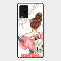 Girl With Book Glossy Metal Case Cover For Iqoo 7 Legend 5G