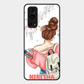 Girl With Book Glossy Metal Case Cover For Iqoo Z3 5G