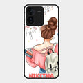 Girl With Book Glossy Metal Case Cover For Iqoo Z9 5G