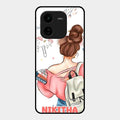 Girl With Book Glossy Metal Case Cover For Iqoo Z9X 5G