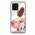 Girl With Book Glossy Metal Case Cover For Motorola g84 5G