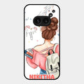 Girl With Book Glossy Metal Case Cover For Nothing Phone 2A 5G