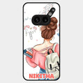Girl With Book Glossy Metal Case Cover For Nothing Phone 2A Plus