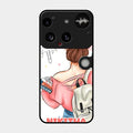 Girl With Book Glossy Metal Case Cover For Nothing Phone 3 5G