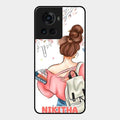 Girl With Book Glossy Metal Case Cover For Oneplus 10R 5G