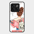 Girl With Book Glossy Metal Case Cover For Oneplus 10T 5G