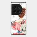 Girl With Book Glossy Metal Case Cover For Oneplus 12 5G