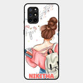 Girl With Book Glossy Metal Case Cover For Oneplus 8T