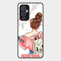 Girl With Book Glossy Metal Case Cover For Oneplus 9 5G