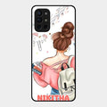 Girl With Book Glossy Metal Case Cover For Oneplus 9R 5G