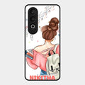 Girl With Book Glossy Metal Case Cover For Oneplus Nord Ce 4 5G