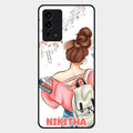 Girl With Book Glossy Metal Case Cover For Oppo A55