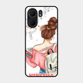 Girl With Book Glossy Metal Case Cover For Oppo A5X 5G