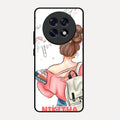 Girl With Book Glossy Metal Case Cover For Oppo F31 Pro Plus 5G