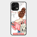 Girl With Book Glossy Metal Case Cover For Oppo K13 5G