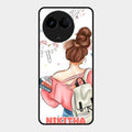 Girl With Book Glossy Metal Case Cover For Realme 11 5G