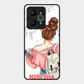 Girl With Book Glossy Metal Case Cover For Realme 15 5G