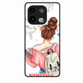 Girl With Book Glossy Metal Case Cover For Realme 16 Pro Plus 5G