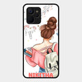 Girl With Book Glossy Metal Case Cover For Realme 9I 5G