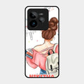 Girl With Book Glossy Metal Case Cover For Realme Gt 7 Pro