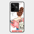 Girl With Book Glossy Metal Case Cover For Realme Gt 7T 5G