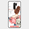 Girl With Book Glossy Metal Case Cover For Redmi 9 Prime