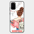 Girl With Book Glossy Metal Case Cover For Samsung Galaxy S20 Plus