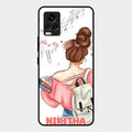 Girl With Book Glossy Metal Case Cover For Vivo V20 2021