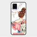 Girl With Book Glossy Metal Case Cover For Vivo V20
