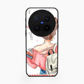 Girl With Book Glossy Metal Case Cover For Vivo X300 Pro 5G