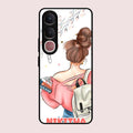 Girl With Book Glossy Metal Case Cover For Vivo Y31 5G