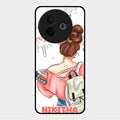 Girl With Book Glossy Metal Case Cover For Vivo Y39 5G