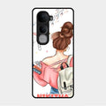 Girl With Book Glossy Metal Case Cover For Vivo Y400 Pro 5G